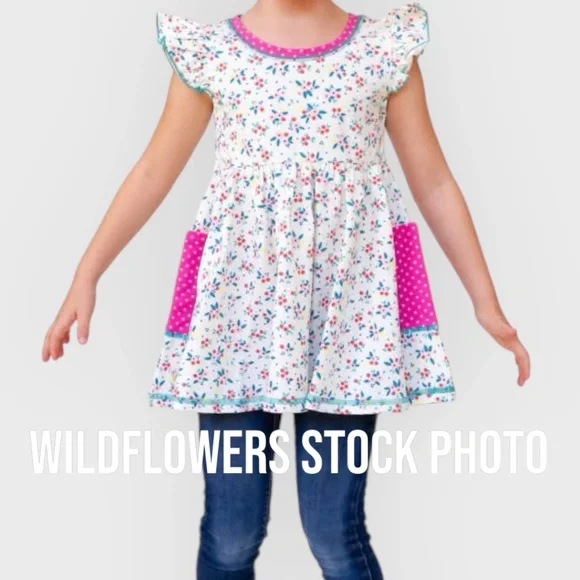 Wildflowers Clothing Pocket Full of Posies Top. Size 6. Brand NEW without tags. - Picture 3 of 3